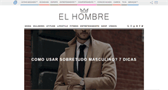 Desktop Screenshot of elhombre.com.br